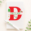 Christmas Monogram Notebook