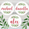 Watercolor Holly Gift Labels