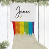 Rainbow Trees Christmas Stockings