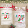 Cheerful Christmas Drink Pouches