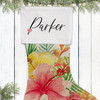 Tropical Floral Christmas Stockings