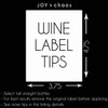 Just The Girls Valentine Wine Labels
