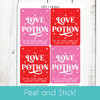 Love Potion Wine Labels