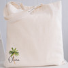 Palm Tree Name Tote Bags