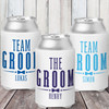 Custom Groomsman Can Coolers for Bachelor Party - Team Groom Can Cozies - Personalized Groomsmen Can Coolers for Wedding