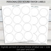 Custom Printed Bulk Favor Labels & Waterproof Stickers for Cups and Drinkware | Joy & Chaos