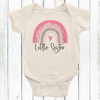 Blue Boho Rainbow Baby Shirt