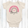 Pink Boho Rainbow Baby Shirt