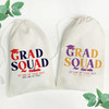 Retro Grad Squad Tote Bags