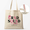 Retro Grad Squad Tote Bags