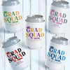 Class of 2024 Graduation Can Coolers - Bulk Graduation Party Favors + Party Supplies - Grad Squad Can Cozies