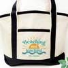 Retro Beaching Not Teaching Beach Tote