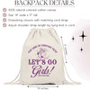 Lets Go Girls Tote + Favor Bags