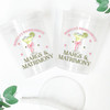 Margs & Matrimony 16oz Clear Cups