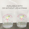 Margs & Matrimony 16oz Clear Cups