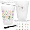 Beads Booze & Besties Cups