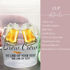 Brew Crew 16oz Clear Cups