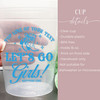 Lets Go Girls 16oz Clear Cups