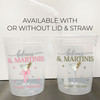 Bikinis and Martinis 16oz Clear Cups