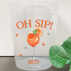 Oh Sip Aperol Spritz 16oz Clear Cups