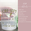 Oh Sip Martini 16oz Clear Cups