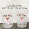 Oh Sip Martini 16oz Clear Cups