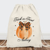 Pumpkin with Bow Trick or Treat Bag