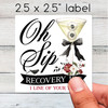 Oh Sip Eyeball Cocktail Recovery Kit Labels + Resealable Bags