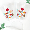 Retro Friendsgiving 16oz Clear Cups