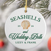 Seashells Wedding Bells Ornament