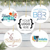 Custom Logo Christmas Ornaments