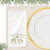 Dinner Time Thanksgiving Food Napkins