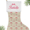 Monogrammed Ballerina Christmas Stocking