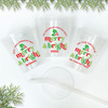 Retro Merry & Bright Christmas 16oz Clear Cups