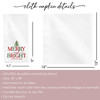 Boho Tree Merry & Bright Napkins