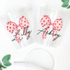 Heart Bow 16oz Clear Cups