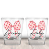 Heart Bow Shot Glasses