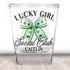 Lucky Girl Social Club Shot Glasses