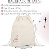 Flamingo Name Tote Bags
