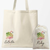 Flamingo Name Tote + Favor Bags