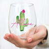 Cactus Wine Glass