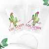 Cactus Destination 16oz Clear Cups