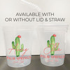 Cactus Destination 16oz Clear Cups