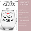 Wine Crew Glass