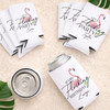 Deco Flamingo Birthday Can Coolers