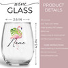 Flamingo Wine Glass