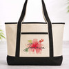 Tropical Floral Beach Tote