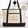 Seashell Vacay Mode Beach Tote