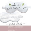 Wake Me In Palm Tree Sleep Mask