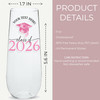 Mod Graduation Name Champagne Flute